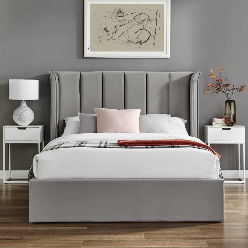 LL Polaris Silver 5ft Ottoman Bed Frame